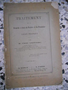 Traitement de la branche a fruit du poirier et du pommier - Lecon pratique