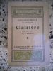Clairiere - Recits du Canada. Maurice Constantin-Weyer