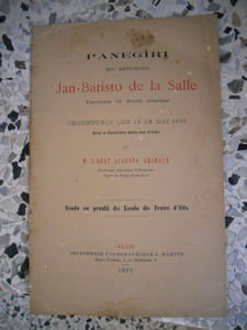 Panegiri dou benurous Jan-Batisto de la Salle, foundatou dis escolo crestiano - Prounounca lou 19 de mai 1895