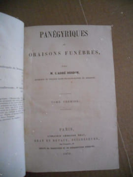 Panegyriques et oraisons funebres. Abbe Besson, superieur du college Saint-Francois-Xavier de Besancon