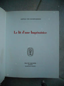 Le lit d'une imperatrice