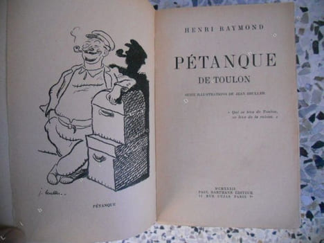 Petanque de Toulon - Seize illustrations de Jean Bruller . Henri Raymond - Jean Bruller