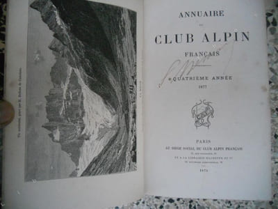 Annuaire du Club Alpin Francais - 1877 - Quatrieme annee