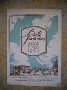 Belle jardiniere - Automne Hiver 1924 - Catalogue