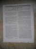 Journal du departement de la Haute-Marne - Samedi 16 mars 1816 . Collectif 