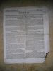 Journal politique, litteraire et d'annonces du departement de la Haute-Marne - Samedi 1 decembre 1821  . Collectif 