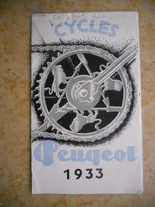 Cycles Peugeot 1933 