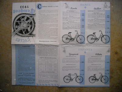 Cycles Peugeot 1933 