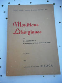Monitions liturgiques