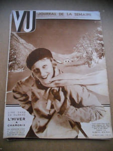 Magazine VU - L'hiver a Chamonix - 1929