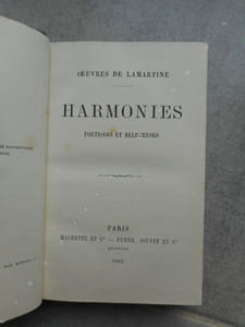 Harmonies poetiques et religieuses 