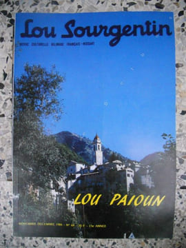 Lou Sourgentin - Revue culturelle bilingue francais-nissart - Lou Paioun. Collectif