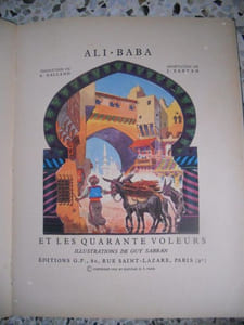 Ali-Baba et les 40 voleurs - Traduction de A. Galland, adaptation de J. Sabran, illustrations de Guy Sabran
