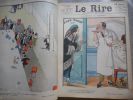 Le Rire - 1923 et 1924 - Revue numero 205 a 307 en deux volumes . Collectif 