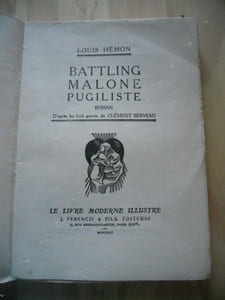 Battling Malone - Roman pugilistique 