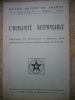 L'humanite responsable. Collectif   