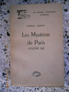 Les mysteres de Paris d'Eugene Sue