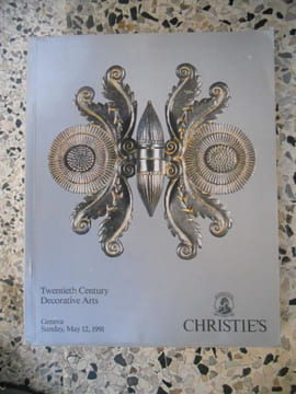 Catalogue de vente - Christie's - Twentieth century decorative arts - Sunday, may 12, 1991 . Collectif
