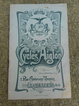 Cycles Aiglon - Catalogue 1902 . Anonyme
