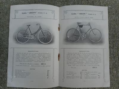 Cycles Aiglon - Catalogue 1902 