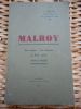Malroy - Son origine - Son histoire au XIXe siecle 1842-1899 . LEBLOND Chanoine P. 