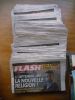 Lot de 70 numero de - "Flash  « journal gentil et intelligent » " . Collectif -  Jean-Emile Neaumet - Alain Saural - Topoline - Beatrice Pereire - ...