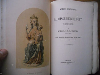 Notice historique sur la paroisse de Blecourt