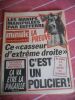 Minute - Hebdomadaire d'opposition nationale - n° 1102 - Les manifs manipulees par Defferre ... . Collectif  