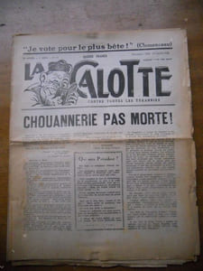 La Calotte - Contre toutes les tyrannies - Decembre 1953 n°91 - Chouannerie pas morte ! 