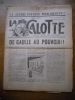 La Calotte - Contre toutes les tyrannies - Octobre 1953 n°89 - De Gaulle au pouvoir !! . Andre Lorulot - Collectif 