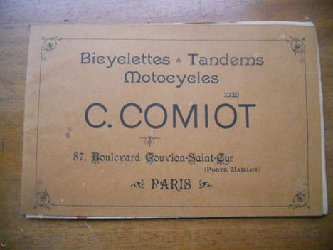 Bicyclettes * Tandems * Motocycles - de C. Comiot . Anonyme