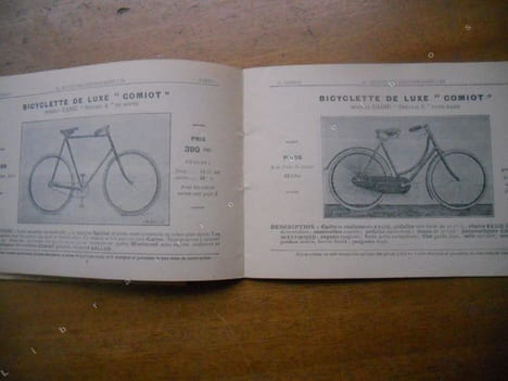 Bicyclettes * Tandems * Motocycles - de C. Comiot . Anonyme