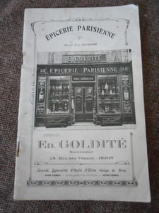 Epicerie Parisienne - Ed. Goldite - 38 rue des Forges a Dijon
