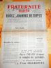 Fraternite Francaise matin - La tribune de Pierre Poujade n°551 - jeudi 24 novembre 1960  . Collectif - Pierre Poujade 