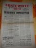 Fraternite Francaise matin - La tribune de Pierre Poujade n°553 - mardi 29 novembre 1960  . Collectif - Pierre Poujade 