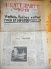 Fraternite Francaise matin - La tribune de Pierre Poujade n°616 - mardi 30 mai 1961   . Collectif - Pierre Poujade 