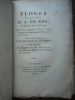 Eloges de monsieur M.A. de Noe, eveque de Troyes .... Luce de Lancival et Humbert 