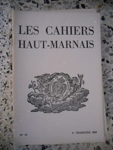 Les Cahiers Haut-Marnais n°81