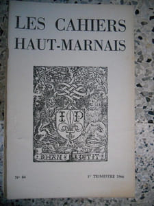 Les Cahiers Haut-Marnais n° 84