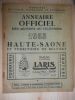 Annuaire officiel des abonnes au telephone - 1953 Haute-Saone et Territoire de Belfort . Anonyme 