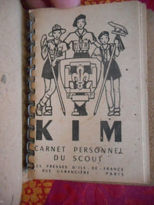 KIM - Carnet personnel du scout / Calendrier KIM 1950
