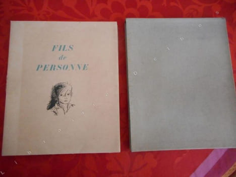 Fils de personne - Illustre par Jacques Grange . MONTHERLANT Henry de / Jacques Grange