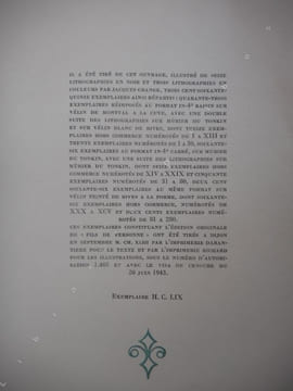 Fils de personne - Illustre par Jacques Grange . MONTHERLANT Henry de / Jacques Grange