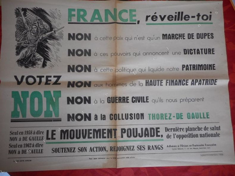 Votez NON .... ( POUJADE Pierre )