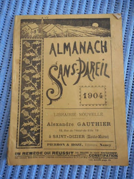 Almanach Sans-pareil 1904 . Anonyme
