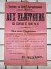 Elections au Conseil d'arrondissement du 31 juillet 1892 - Aux electeurs du canton de Saint-Blin  .... H. Henriot . Anonyme 