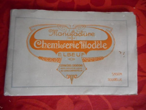 (catalogue) Manufacture de la chemiserie modele - Elbeuf - Saison nouvelle . Anonyme