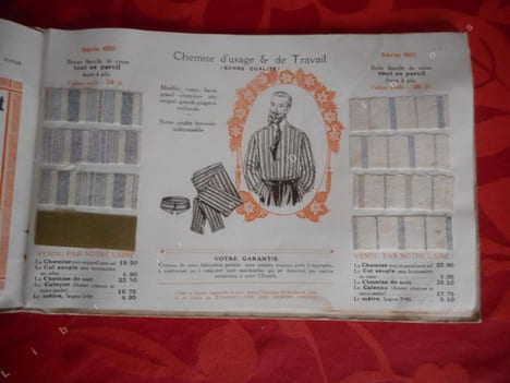 (catalogue) Manufacture de la chemiserie modele - Elbeuf - Saison nouvelle . Anonyme