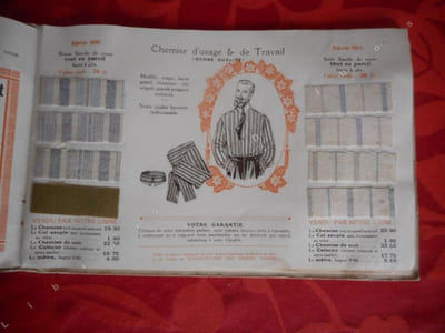 (catalogue) Manufacture de la chemiserie modele - Elbeuf - Saison nouvelle
