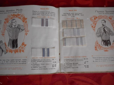 (catalogue) Manufacture de la chemiserie modele - Elbeuf - Saison nouvelle